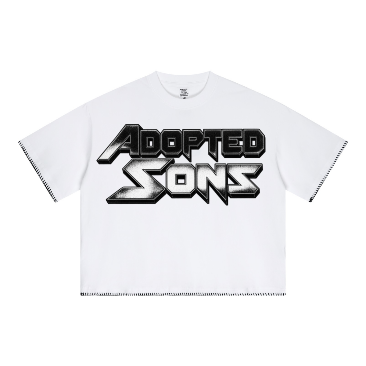 240GSM Unisex Boxy-Fit Loose-Fit T-shirt Off white