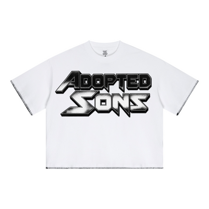240GSM Unisex Boxy-Fit Loose-Fit T-shirt Off white
