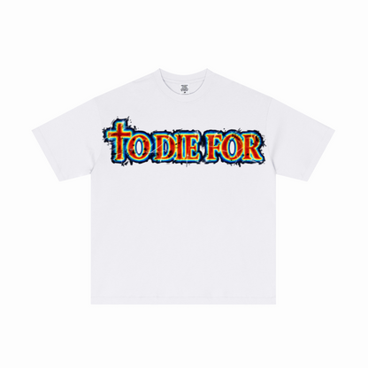 180GSM Men's Low-Shrink Lightweight Cotton T-Shirt  White